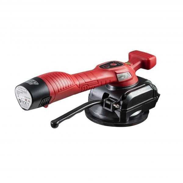 Акумулаторна вендуза за плочки виброчук  RAIDER RD-TV01, 12 V 100кг.