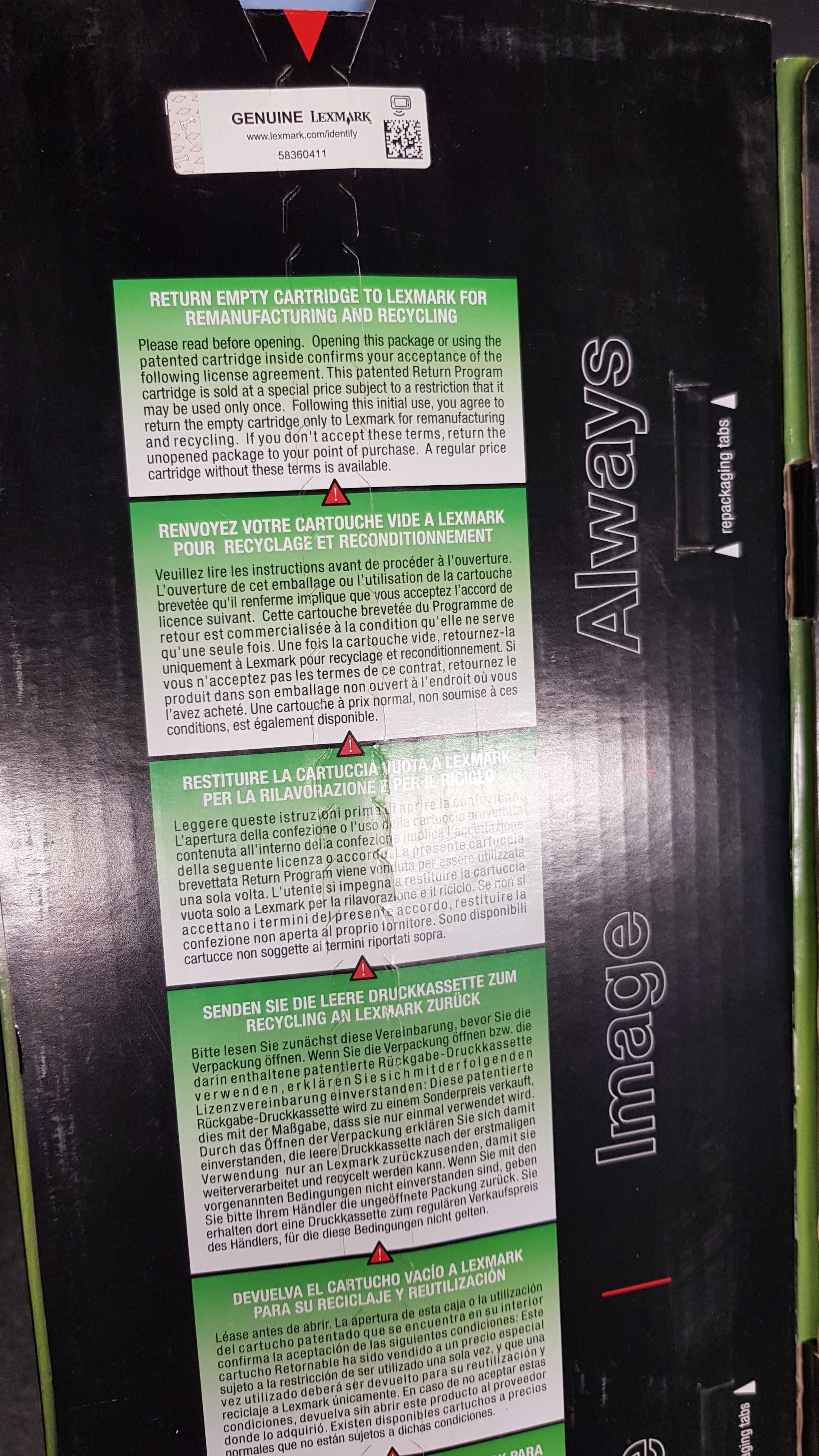 Lexmark X792 и X950 оригинални OEM тонер касети