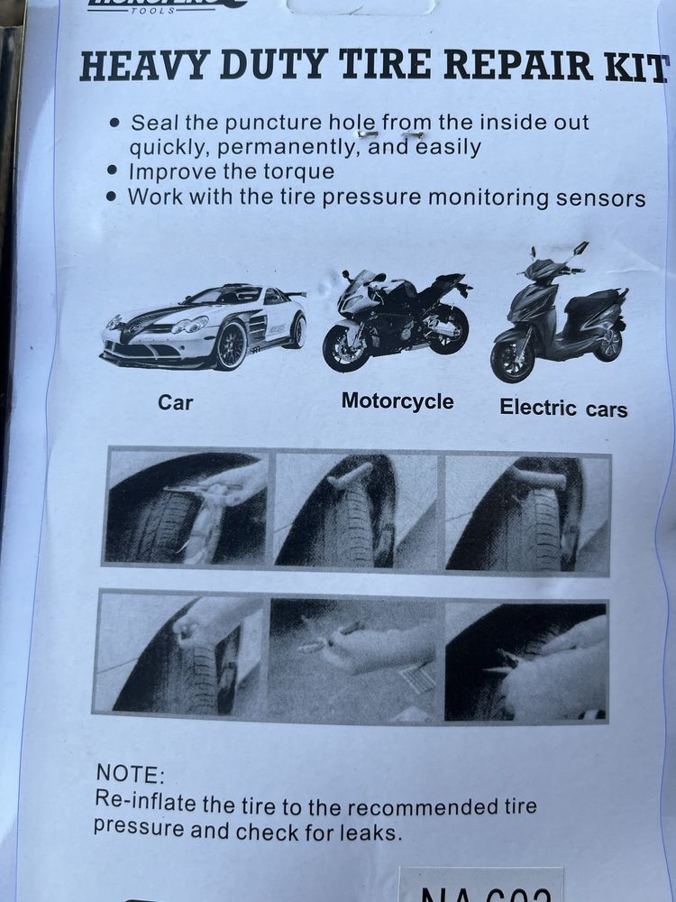 Ремонтен комплект за лепене гуми