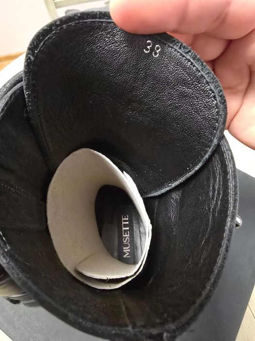 Боти Musette от естествена кожа