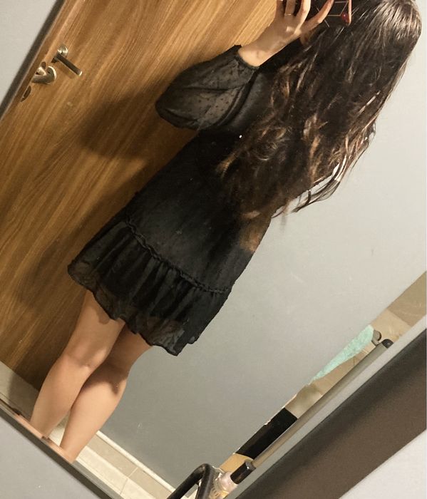 Дамска рокля с тюл