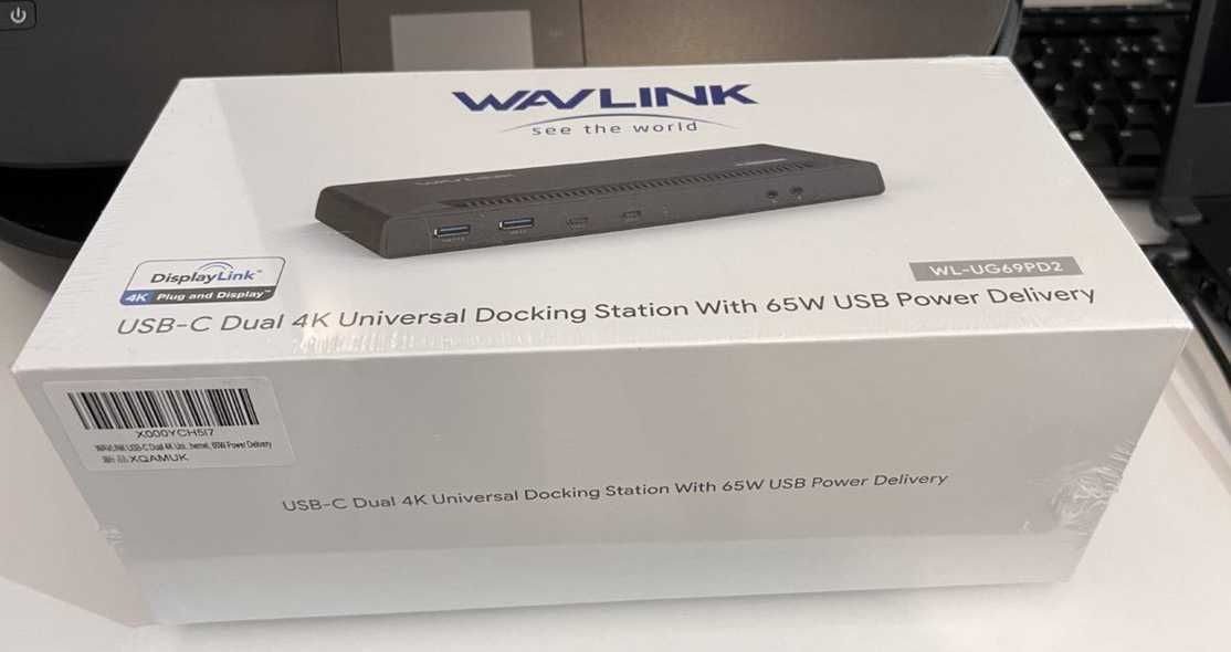 UG69PD2 USB-C Dual 4K Universal Docking Station with Power Delivery