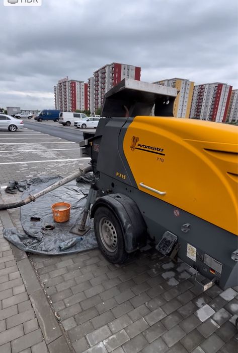 Inchiriez pompa staționara pt beton Putzmeister