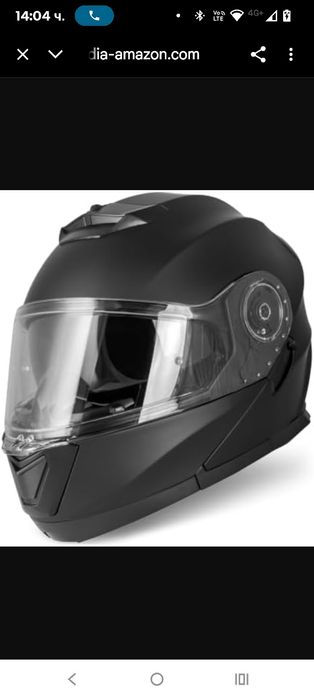 Модулна каска VINZ Santos със слънцезащитен сенник | Одобрена по ECE 2