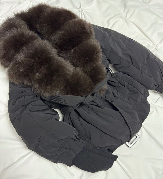 Geaca cu blana naturală