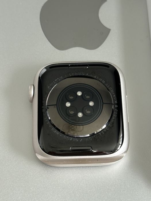 Apple Watch 7 Silver Ceramic Case 45mm GPS LTE / Nefolosit NOU - Acces