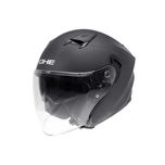 Casca moto/cuter Jet (deschisa) Yohe 885 - Negru cu ochelari de soare