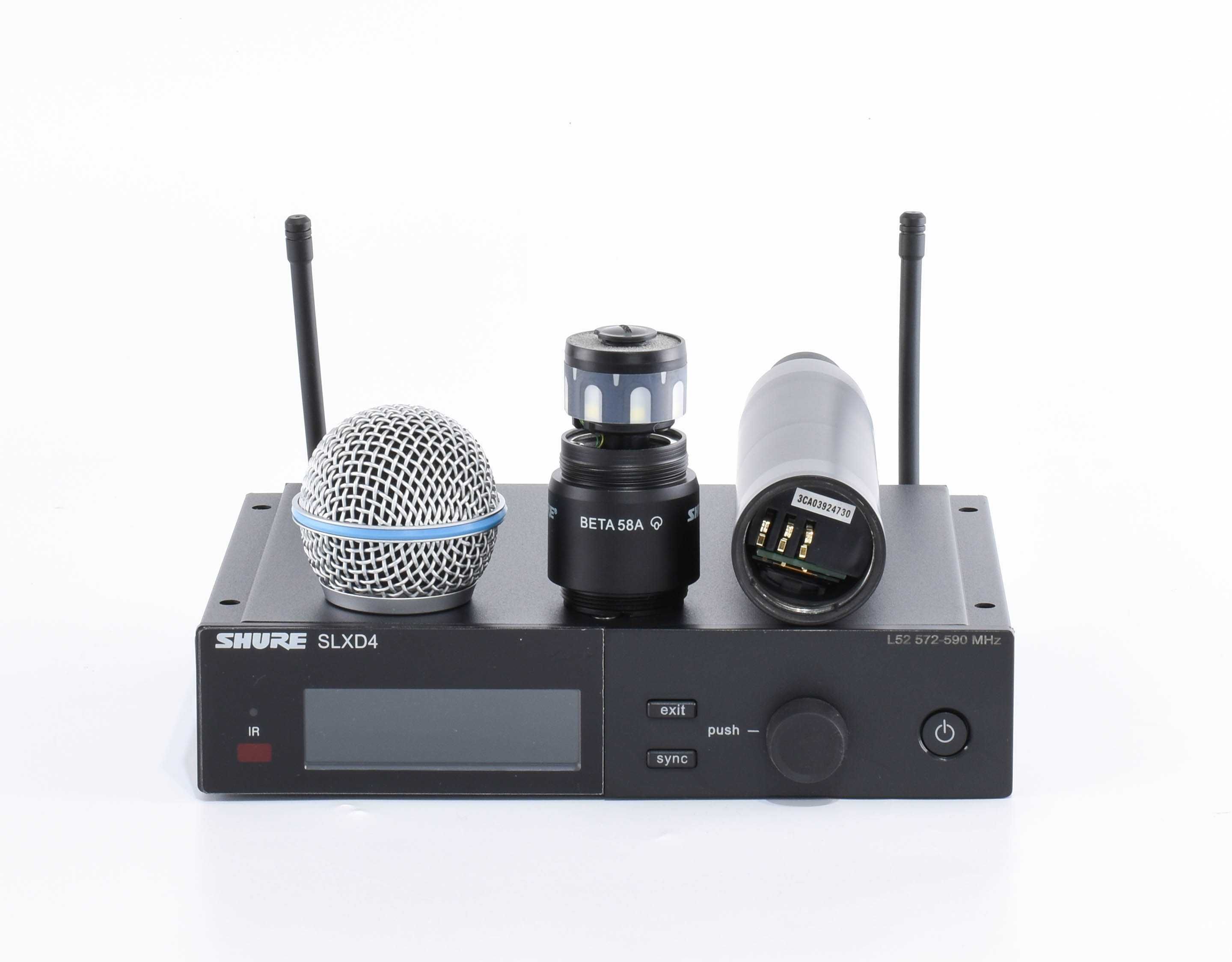 Shure SLXD4 / BETA 58A Wireless microfoane + case (CLONE)