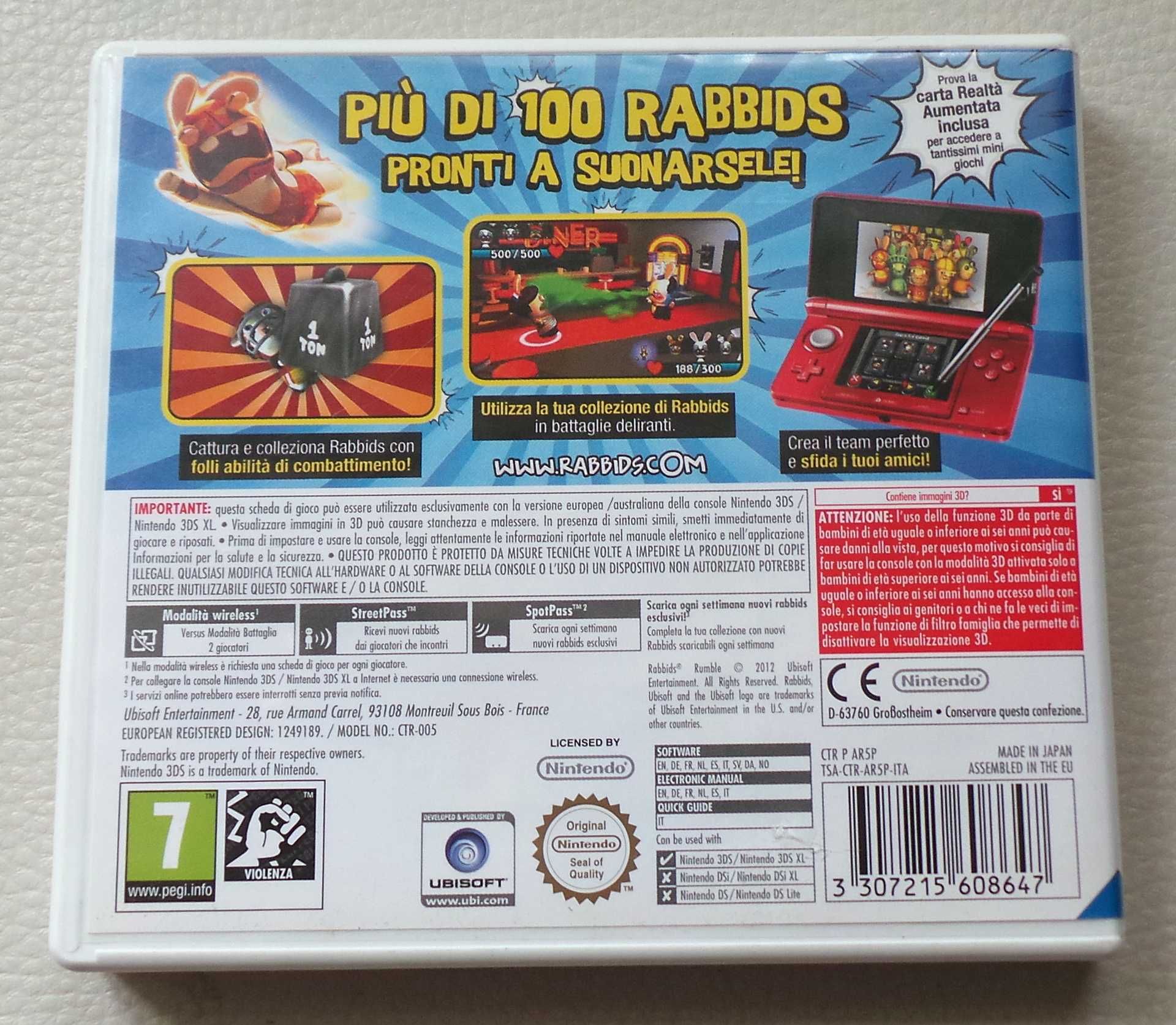 Joc RABBIDS Rumble Nintendo 3DS