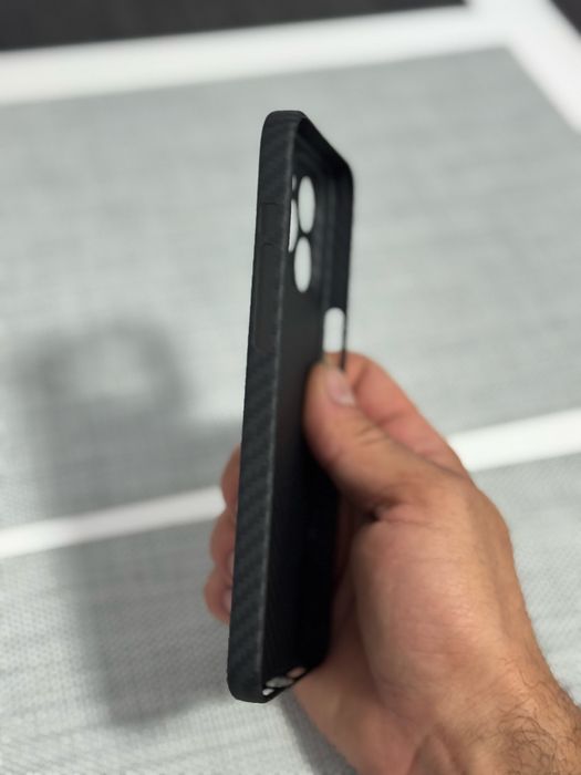 Husa carcasă din carbon kevlar aramid pt Phone 15, 15 Pro, 15 Plus