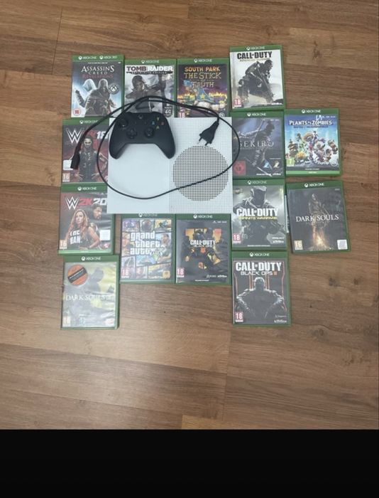 Xbox one S 1TB cu 14 jocuri