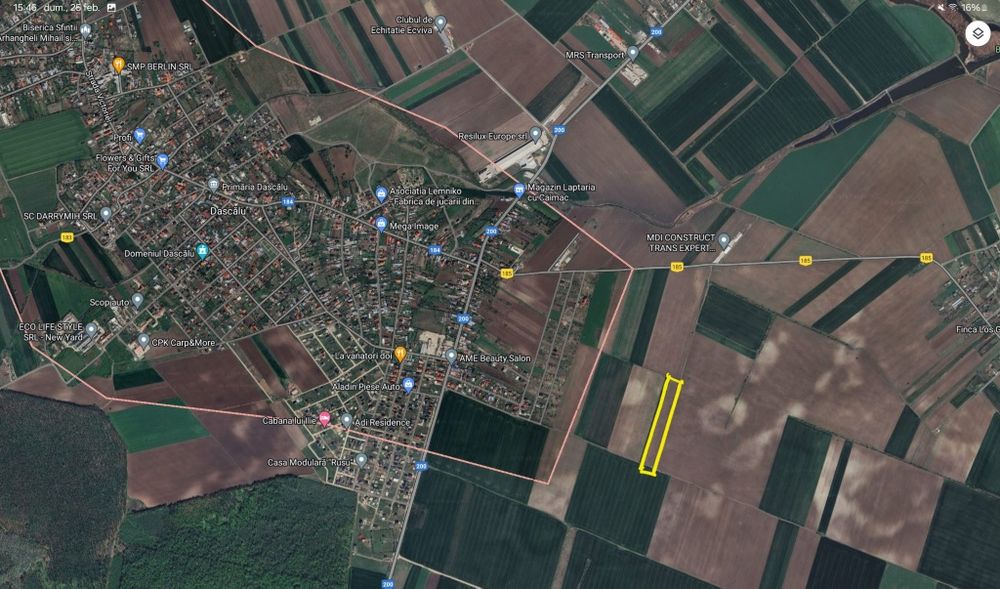 Teren de vanzare in Dascalu