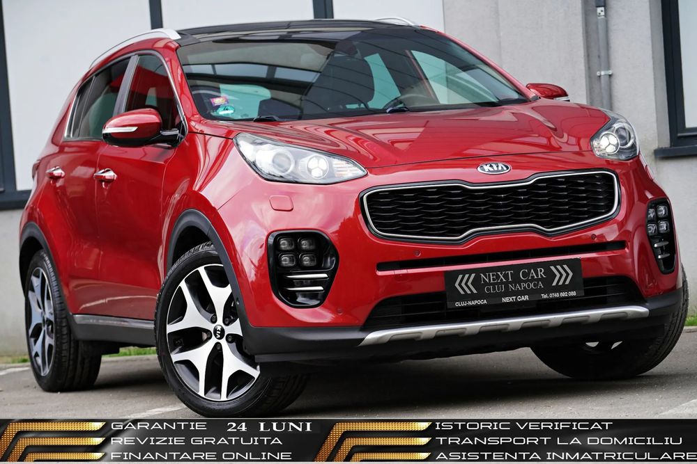 Kia Sportage GARANTIE 24 LUNI*RATE*GT Line*177CP*4x4*Automata*Piele*Panorama*Full