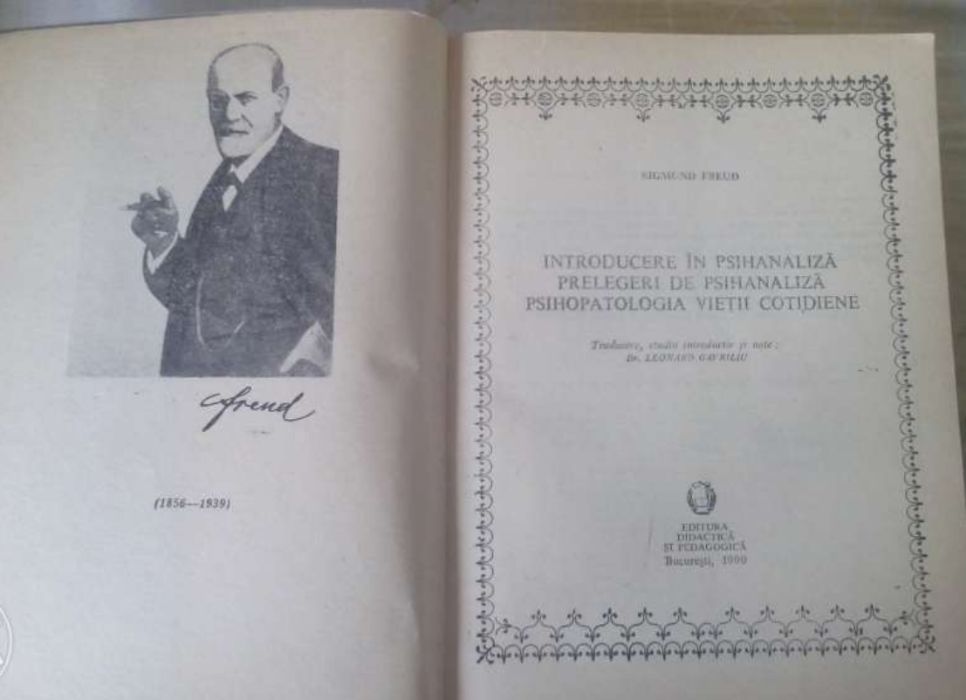 OBOR Carte Freud - Introducere prelegeri psihanaliza Psihopatologie