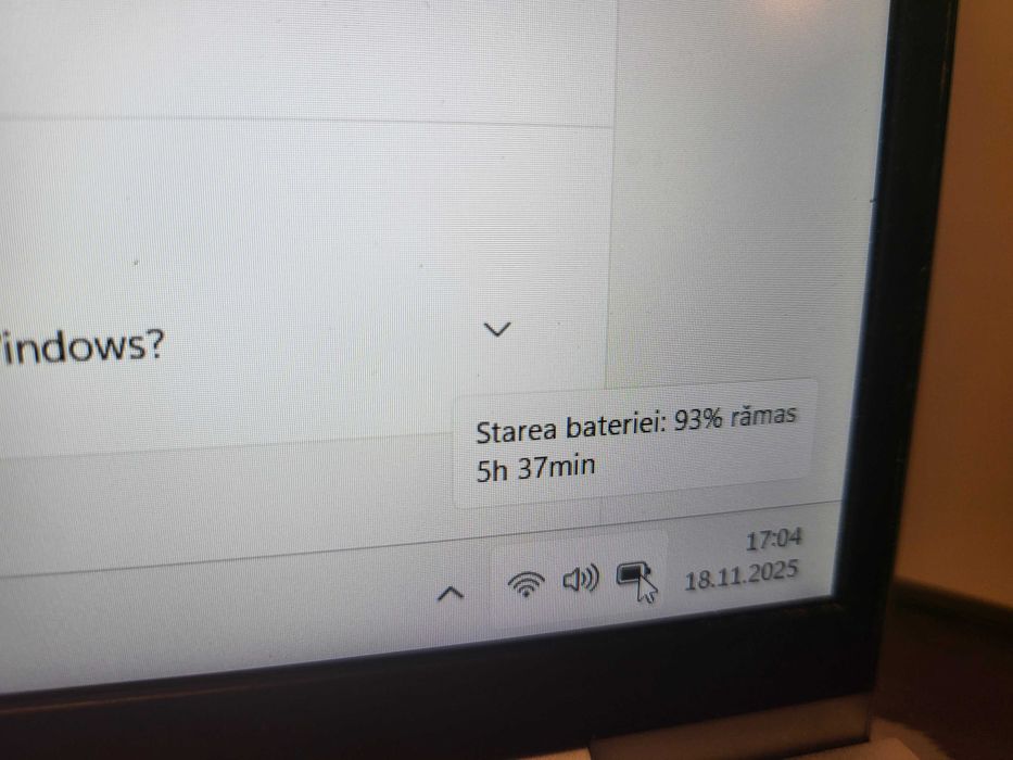 Okazie Laptop HP i7 gen 11 cu 16Gb ram + SSD la 1500lei Model 2025