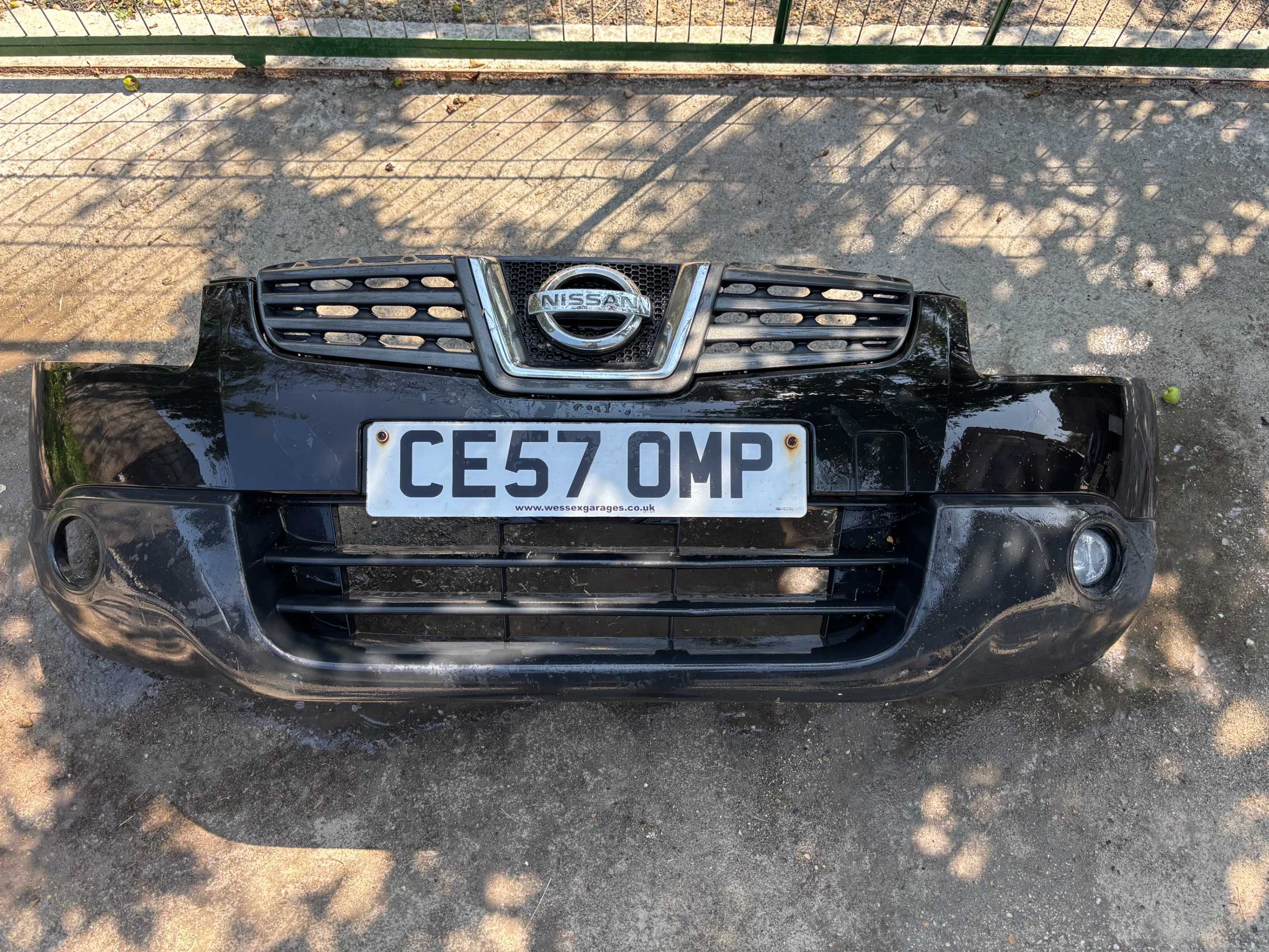 Bara fata spoiler Nissan Qashqai J10 Proiectoare Negru