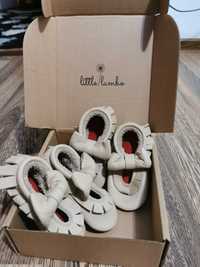 Mocasini fetițe 2 perechi Little Lambo,size3+cadou sandale 2 perechi