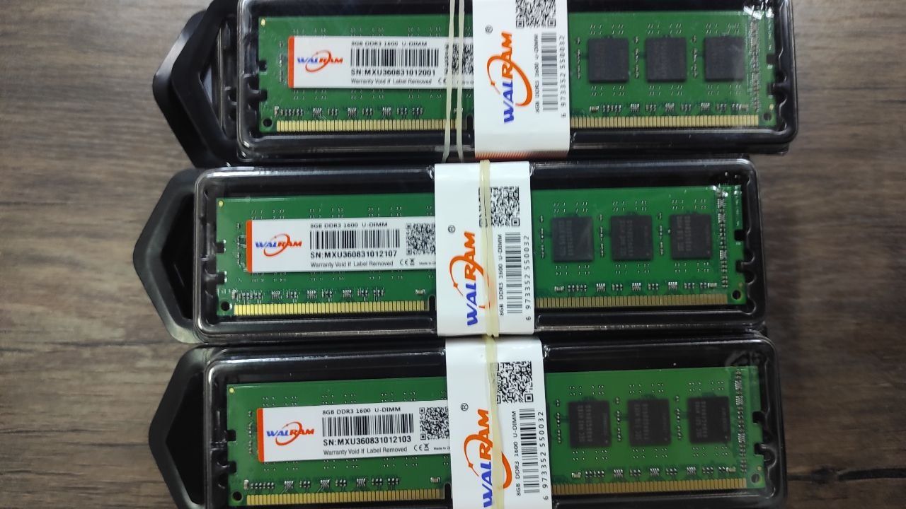 NEW ddr3 8GB для ПК и для ноутбука 1600mhz