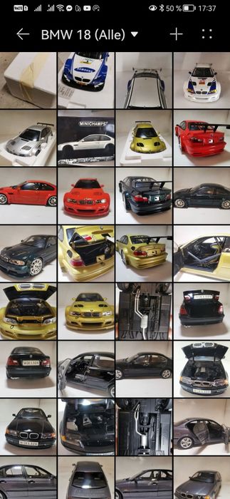 BMW 1:18 Бмв колички