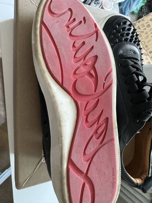 Christian Louboutin Happyrui Spikes Sneakers piele naturala 42