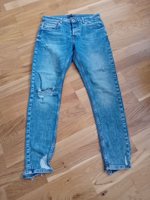 Blugi Zara Man, albastru deschis,  Mărimea 32/32