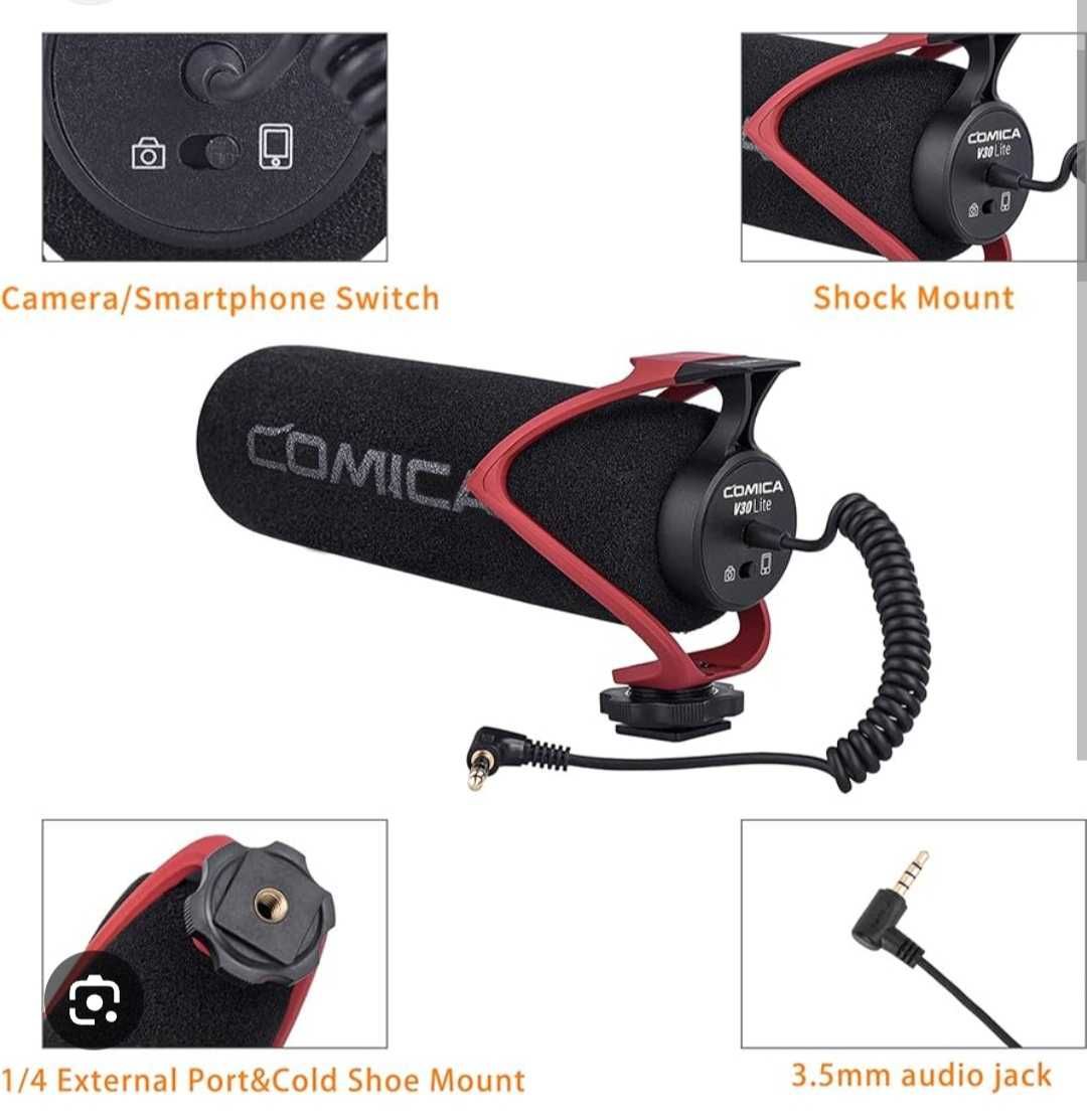 Накамерный Микрофон COMICA CVM-V30 LITE