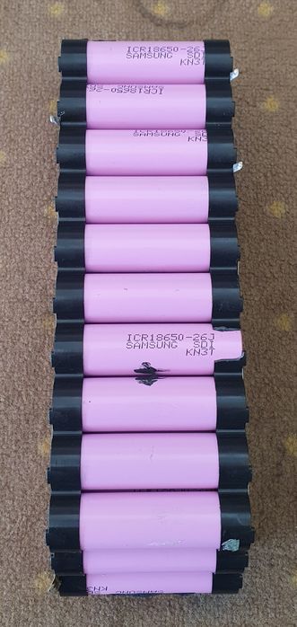 Pachet de 40 de acumulatori 18650 de 2600mA SAMSUNG