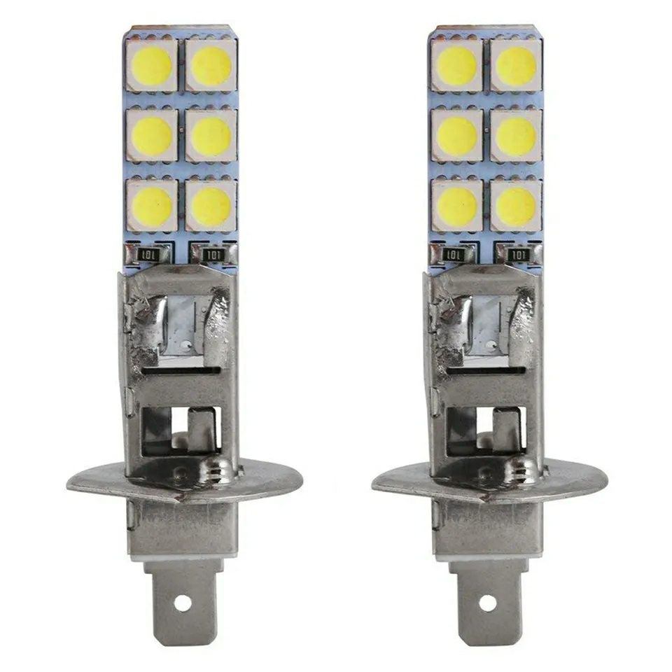 Set Două Becuri Led H1,H3(6000k/12V/50W)