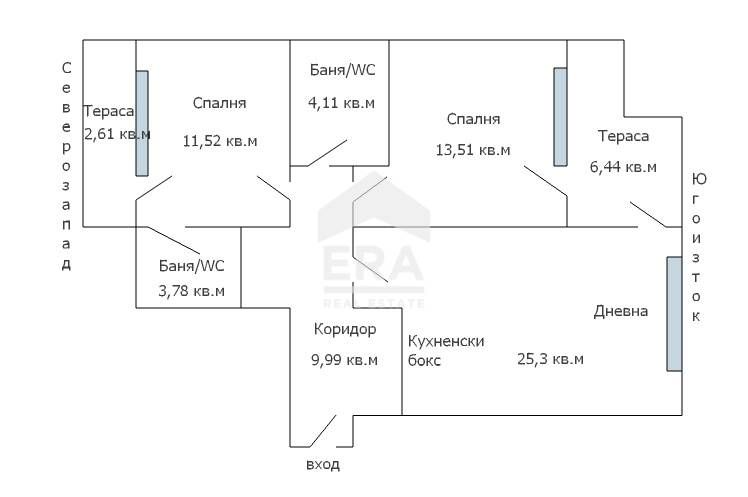 Продава се Тристаен апартамент в Варна, Изгрев - 107 кв.м за 1353 €/кв.м - Снимка #4