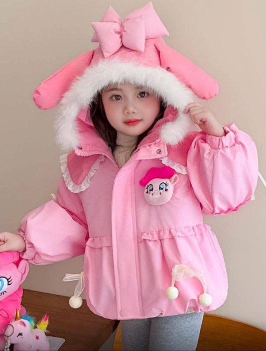 Детская куртка розовая