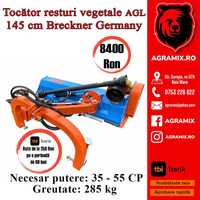 Tocatoare resturi vegetale cu brat hidraulic AGL 145-165cm noi Agramix