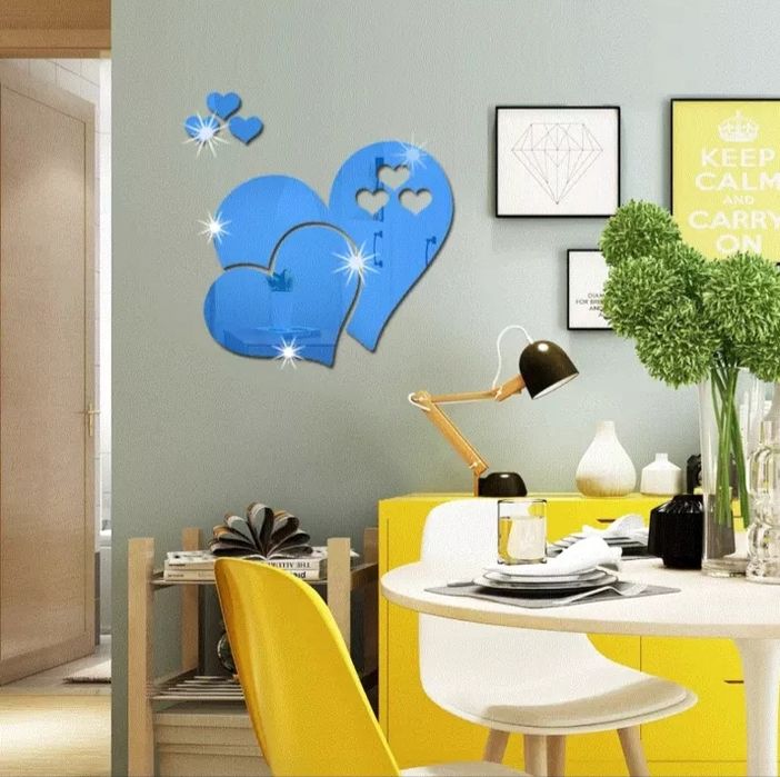 Oglinda 3D cu autocolant