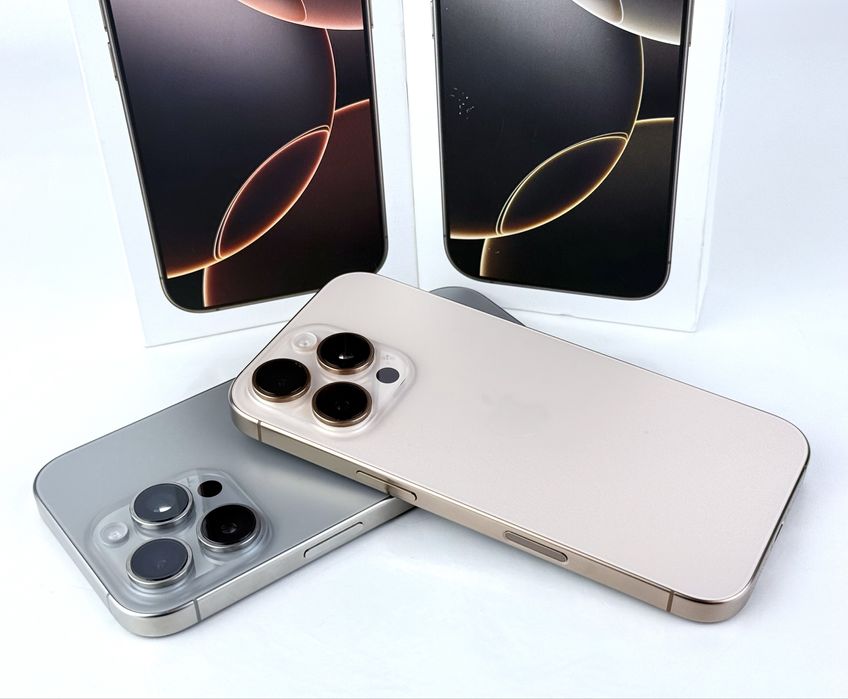 НОВ! Apple iPhone 16 Pro 128GB Natural / Desert Гаранция!