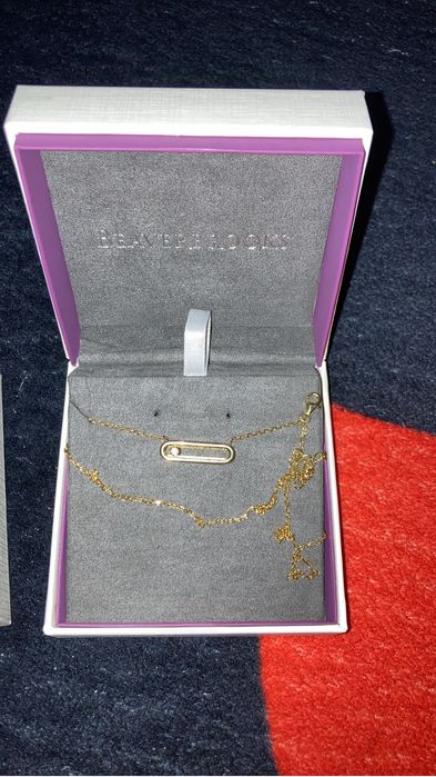 Argint placat cu aur si pietre de zirconiu