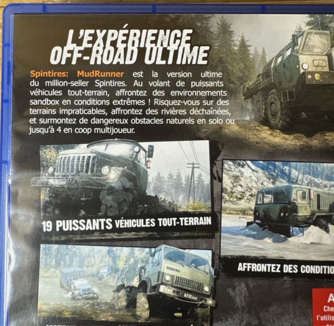 Плейстеишан игра MudRunner