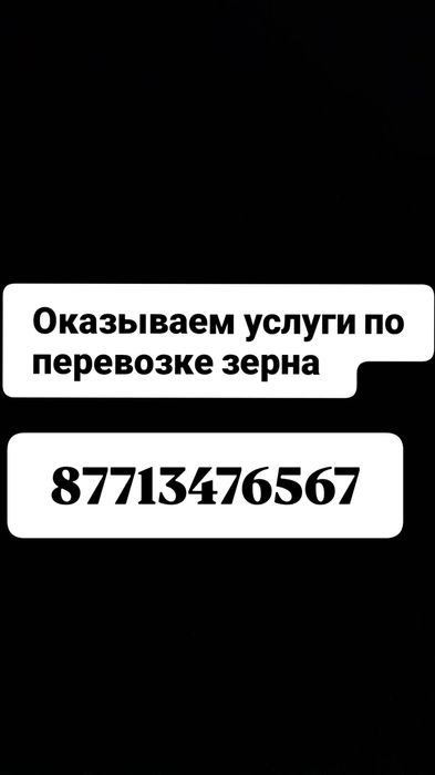 Оказаем услуги по перевозке зерна