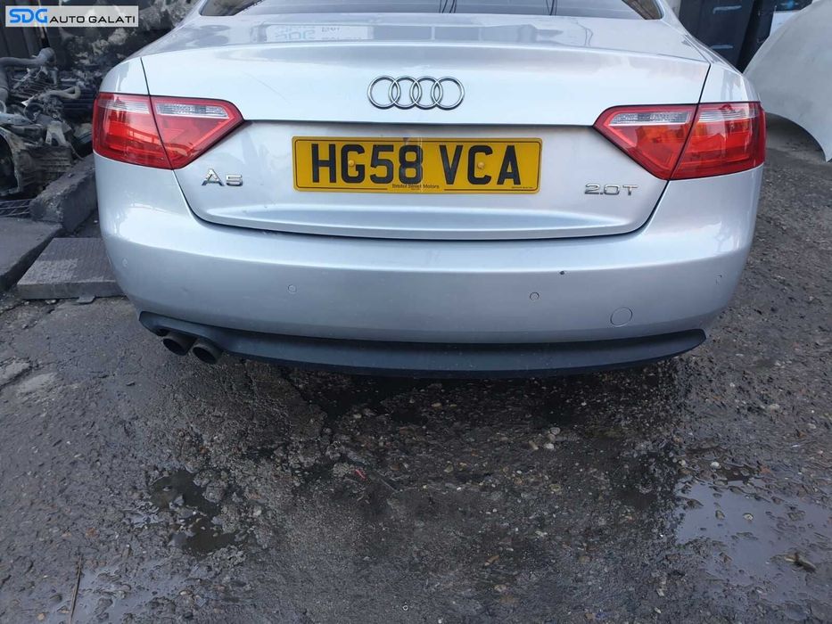 Bara Spoiler Spate cu Locaș Senzori Parcare Audi A5 Sportback Sline S-Line 2008 - 2011 Culoare LX7W [C3046]