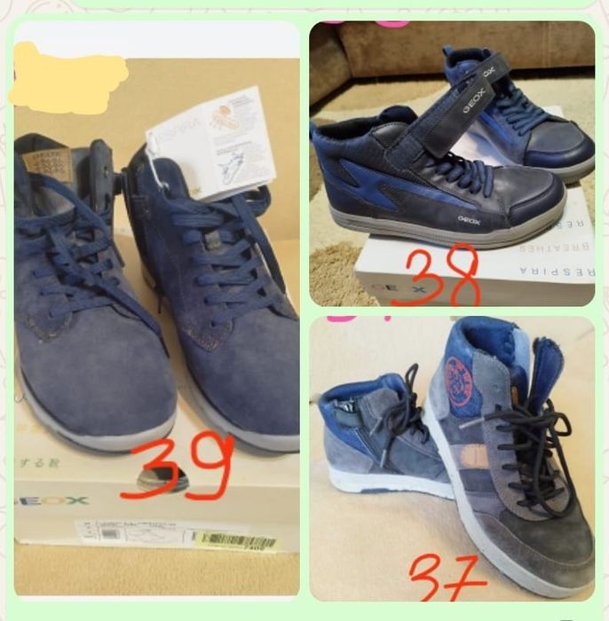 Ghete  Geox mărime 37, 38 și 39
