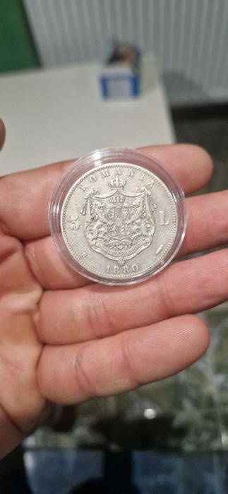 Monede Carol I Domnul Romaniei anul 1880