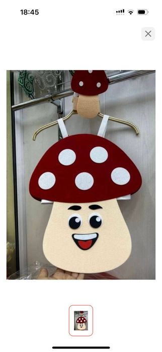 Костюм мухомор для утренника