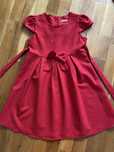 Rochie fetita rosie potrivita pt 5-6ani, stare impecabila