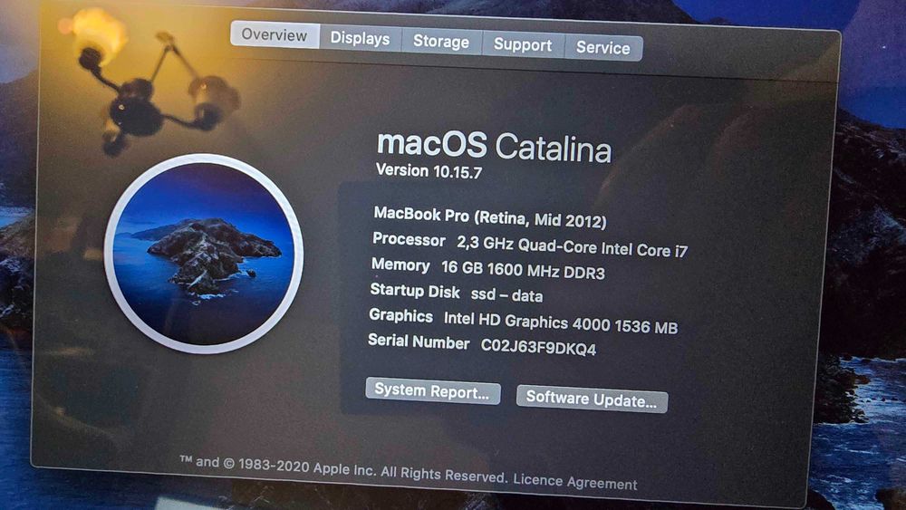 MacBook Pro Retina 15inch I7 16GB Ram BATERIE NOUA