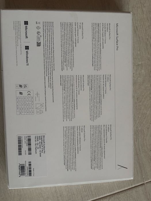 Vand Microsoft surface pro