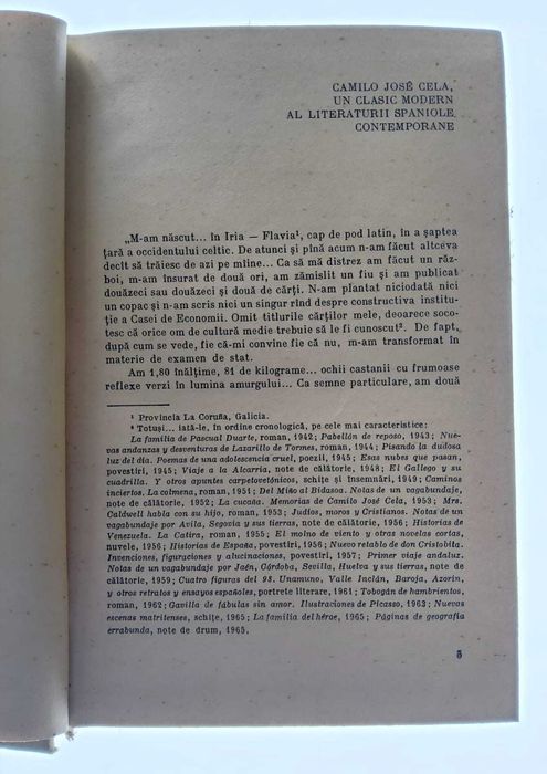 Stupul - Camilo Jose Cela 1967