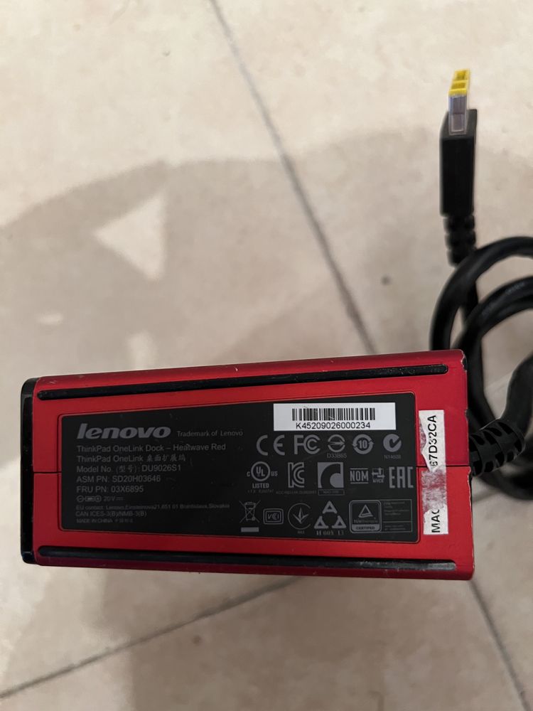 Vand Lenovo Thinkpad Onelink Dock DU9026s1