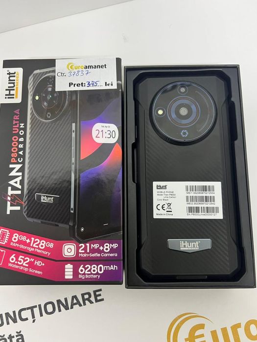 Telefon iHunt Titan P8000 Ultra Carbon, Dual SIM, 128GB, 8GB RAM -I-