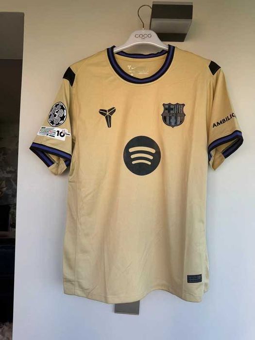 Tricou Fotbal Kobe x Fc Barcelona M/L Away Kit Lamine Yamal