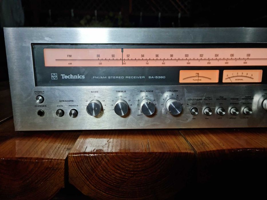 Technics SA-5360 AM/FM vintage Stereo Receiver (1976-77)