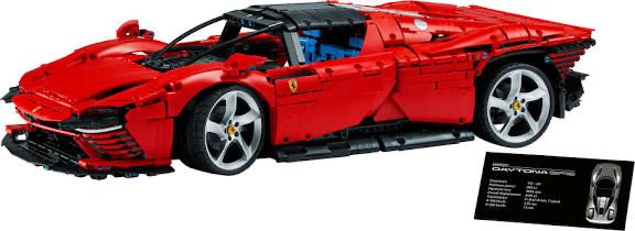 NOU 1/1 Lego masina Ferrari Daytona SP3 42143