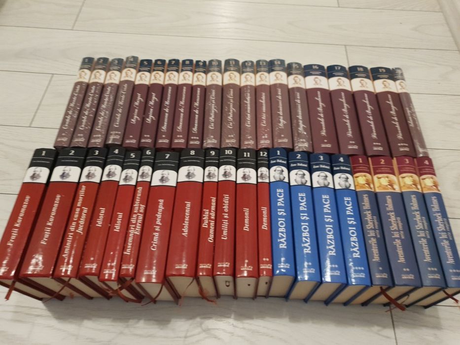 Set Dostoievski,Dumas,Doyle,Tolstoi,Adevărul,Complet,40 vol